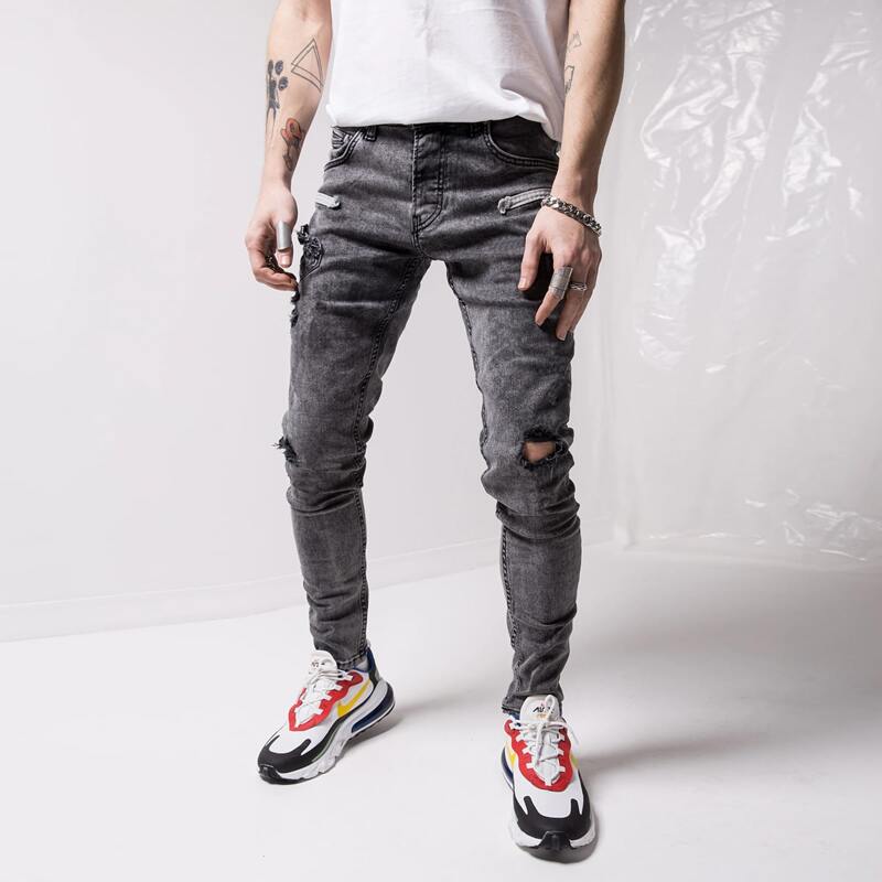 

Guys Ripped Jeans, Grey