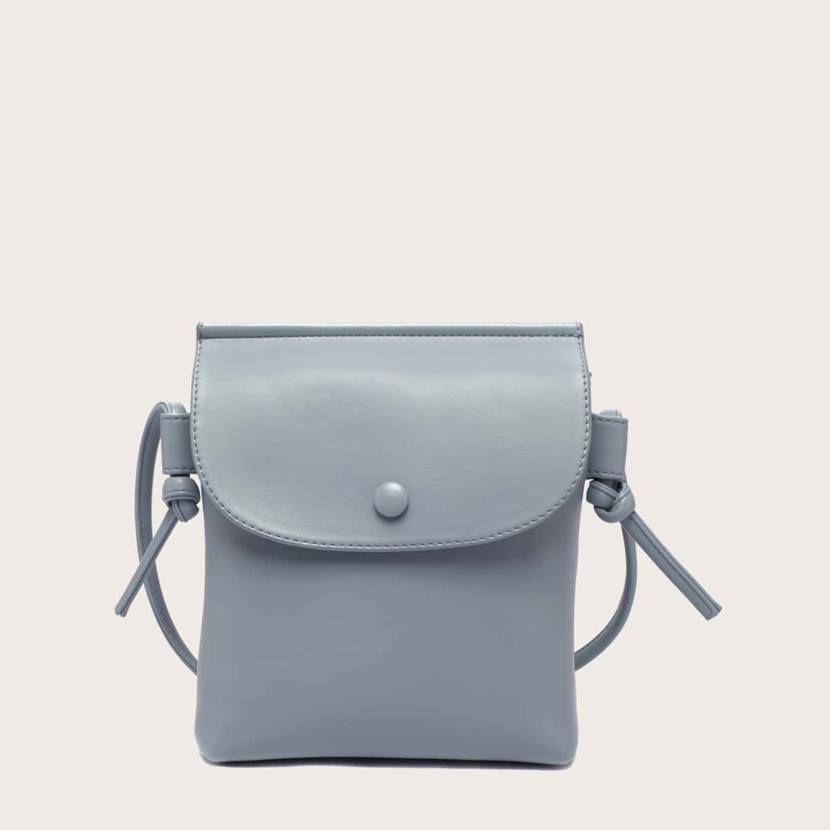 

Minimalist Flap Crossbody Bag, Blue