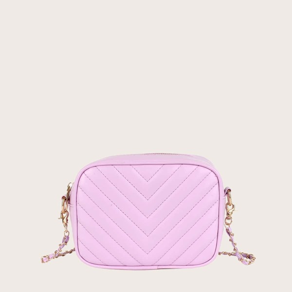 

Stitch Detail Crossbody Bag, Pink