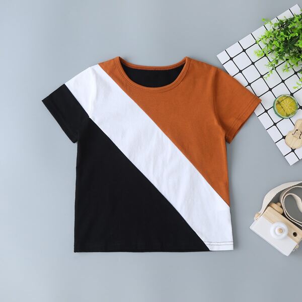 

Toddler Boys Cut And Sew Tee, Multicolor