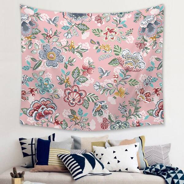 

Floral Pattern Tapestry, Multicolor