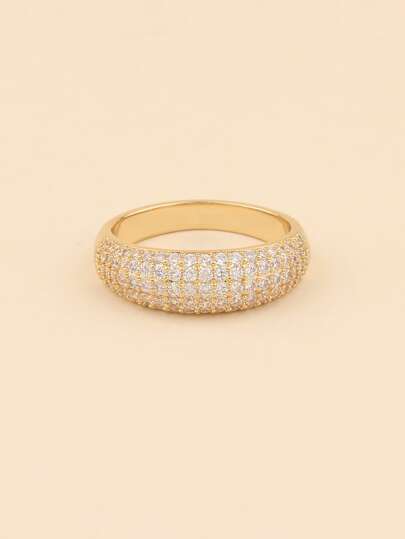 Ring med strassdekor