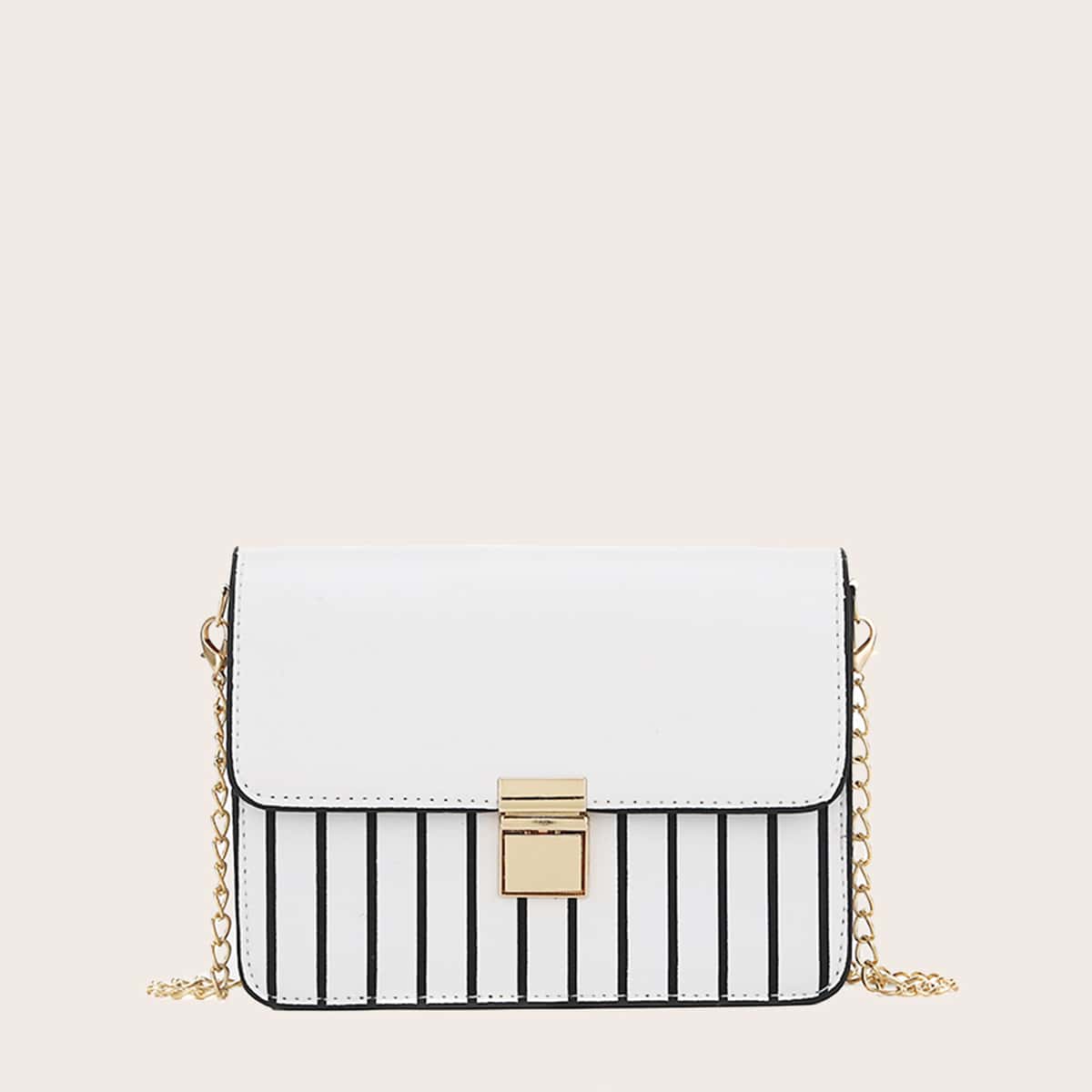 

Girls Sequin Decor Crossbody Bag, White