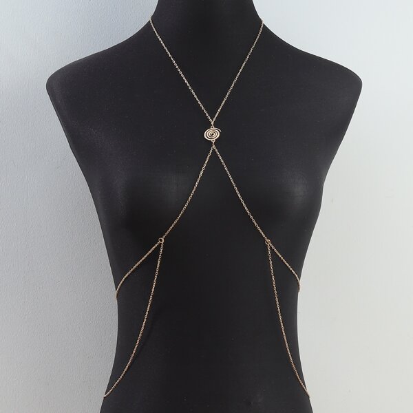 

Hollow Out Body Chain, Gold