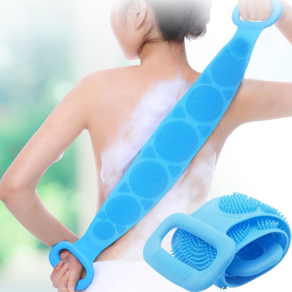 

1pc Silicone Back Scrub Towel, Multicolor