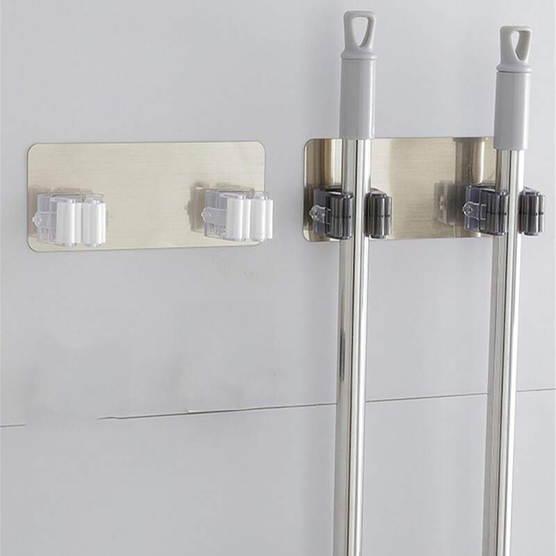 

1pc Wall Mounted Mop Hook, Multicolor