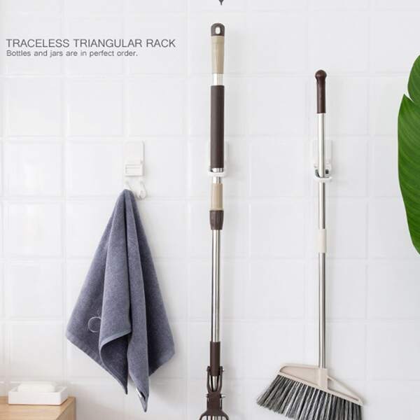 

1шт настенный крючок для швабры, Многоцветный