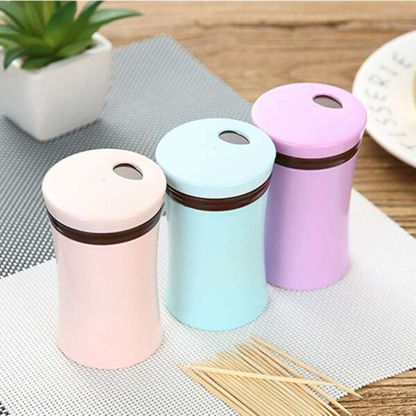 

1pc Solid Random Toothpick Holder, Multicolor