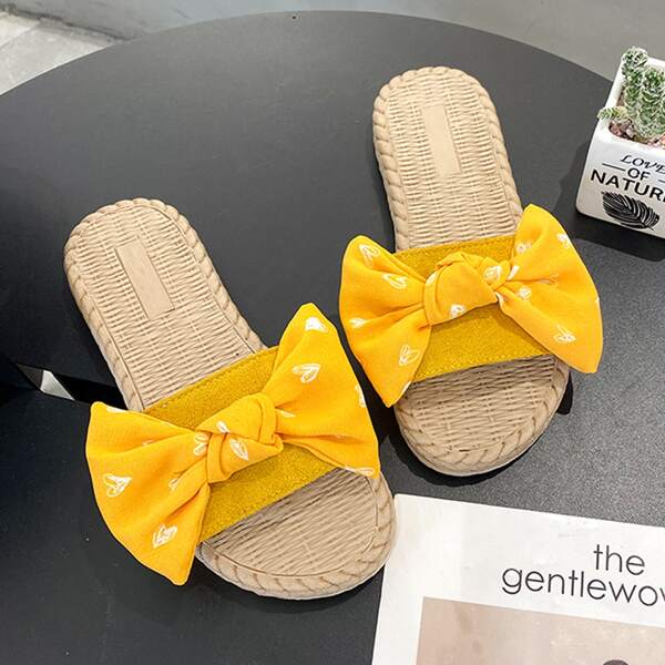 

Жёлтый Сердечко Тапочки, Жёлтые