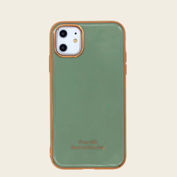 

Contrast Frame iPhone Case, Green