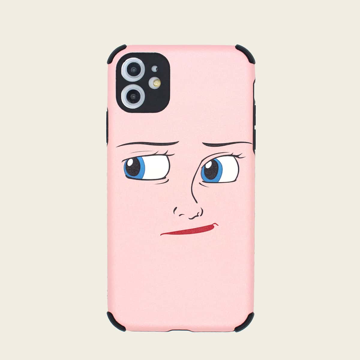 

Emoticon Print iPhone Case, Pink