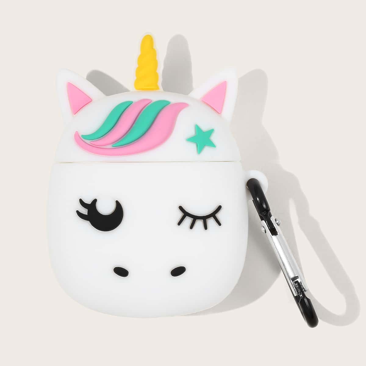 

Unicorn Shaped AirPods Case, White