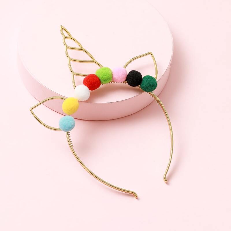 

Unicorn Design Hair Hoop, Multicolor