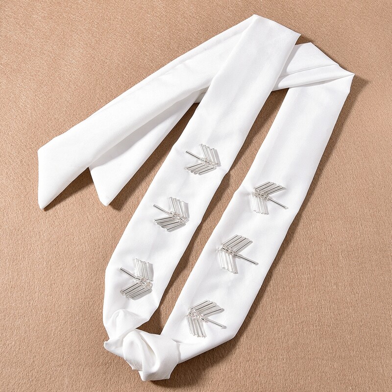 

Vintage Solid Twist Headband, White