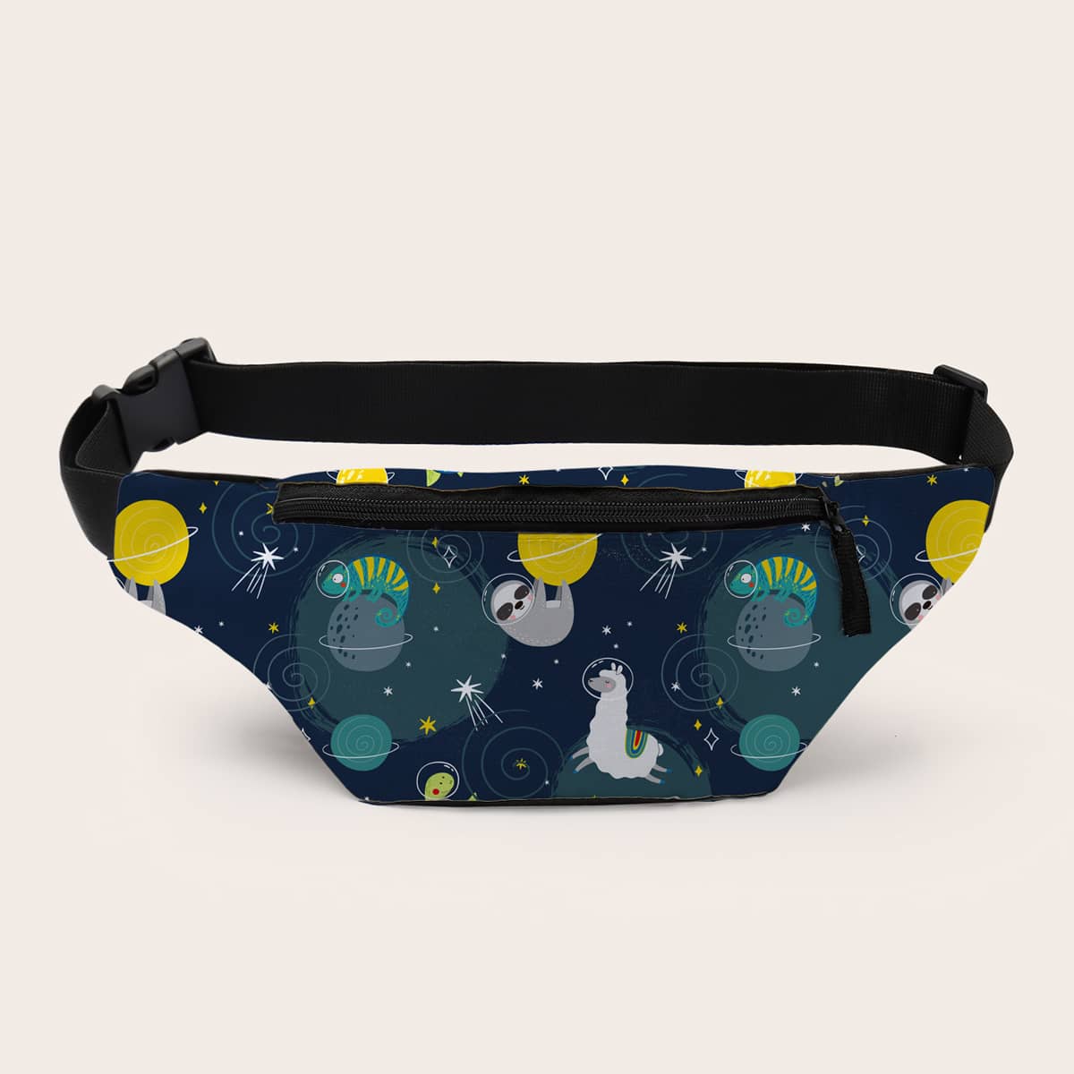 

Cartoon Graphic Fanny Pack, Navy