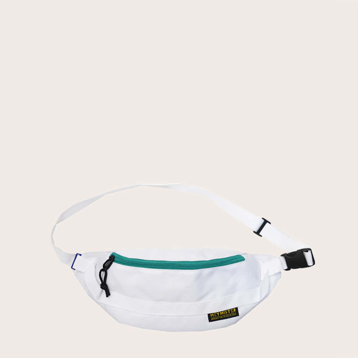 

Release Buckle Fanny Pack, White