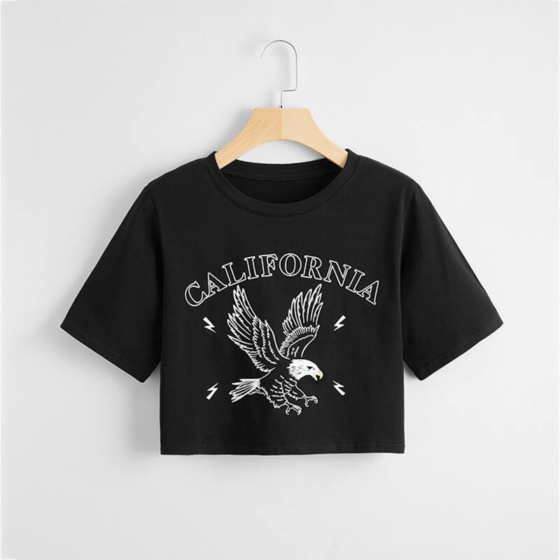 

Eagle Graphic Tee, Black