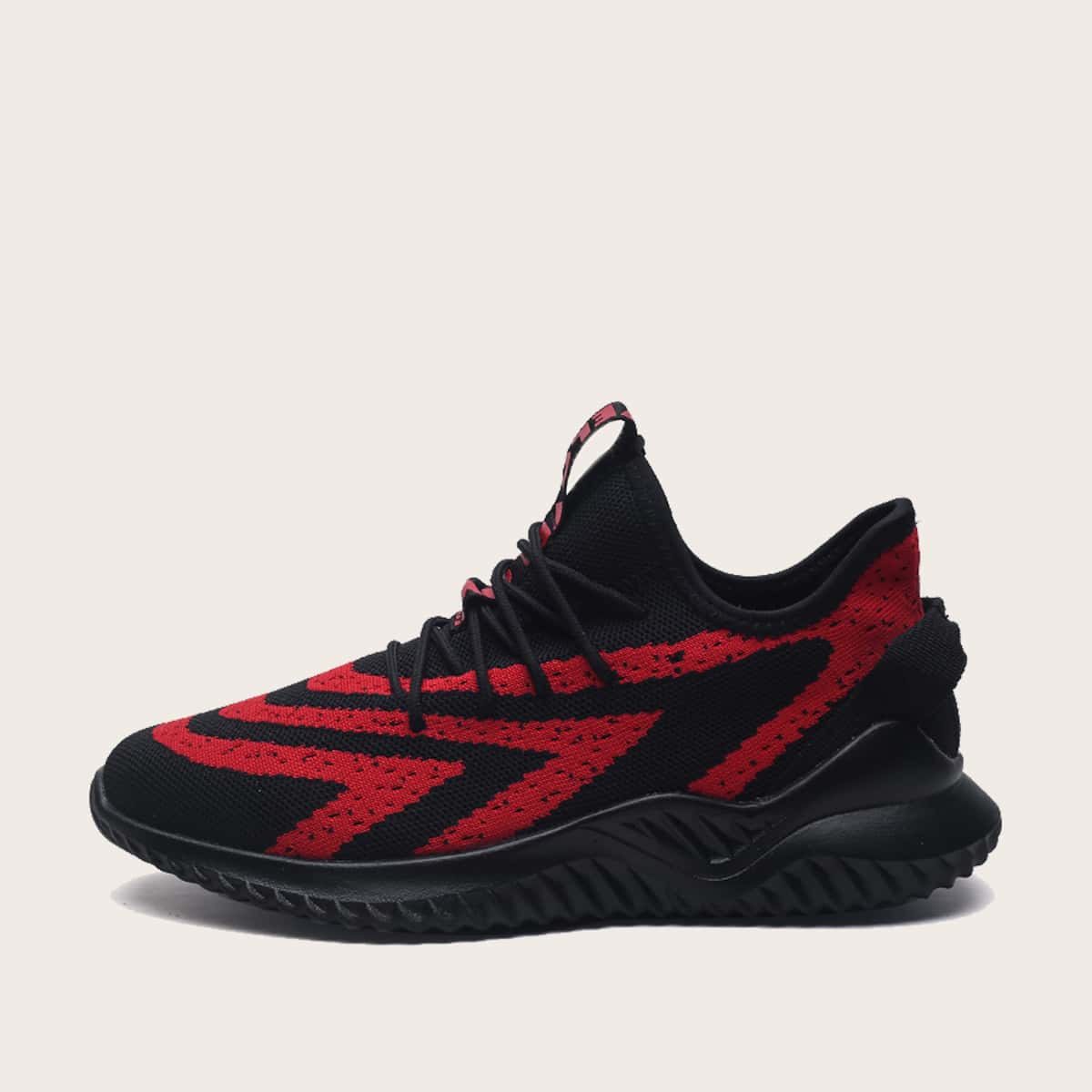 

Guys Lace-up Front Wide Fit Sneakers, Red