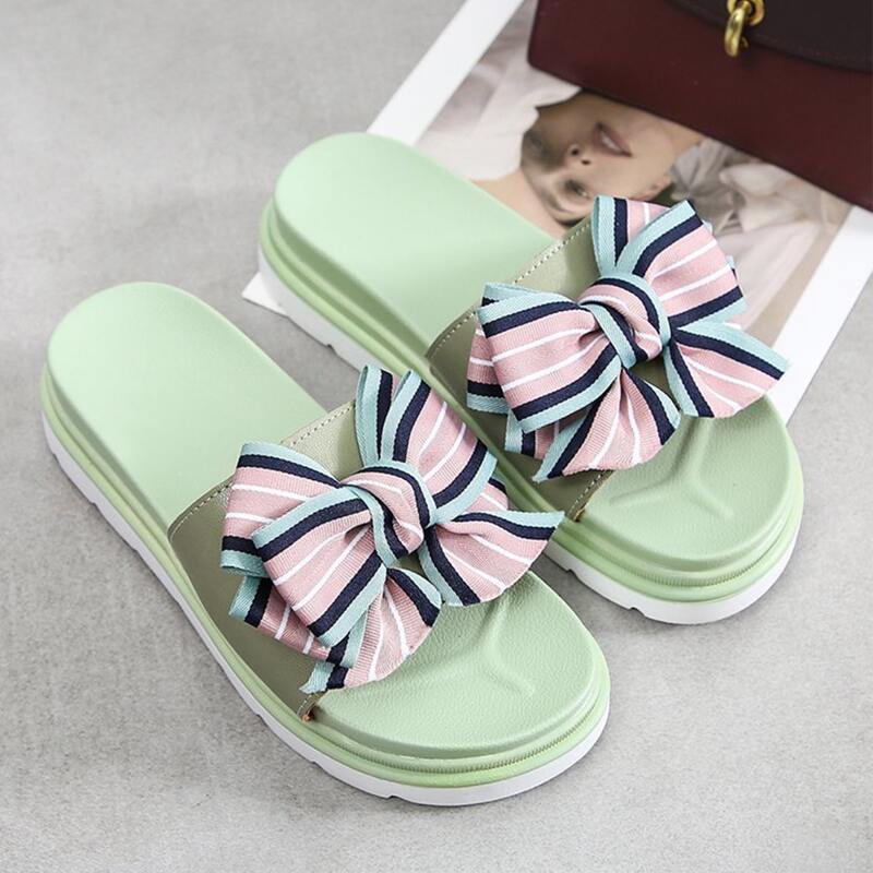 

Bow Chunky Sliders, Green