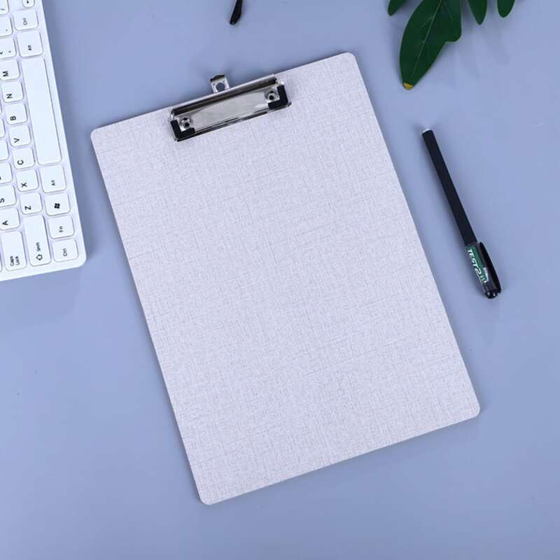 

1pc Random Wooden Clipboard, Grey