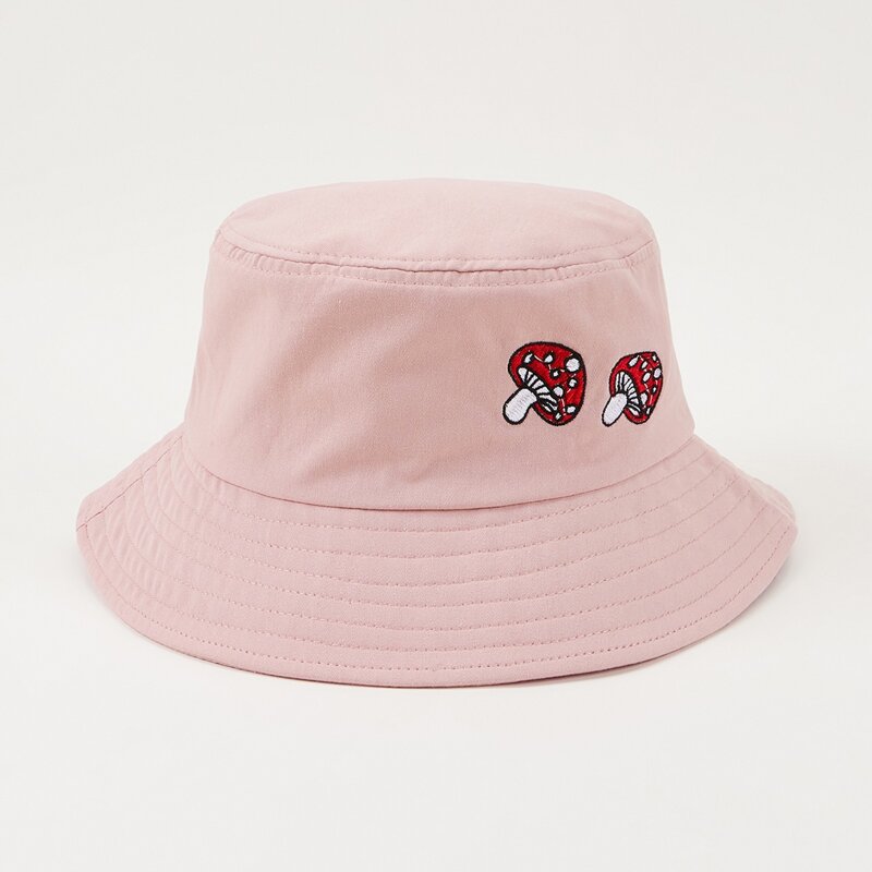 

Cartoon Mushroom Bucket Hat, Pink