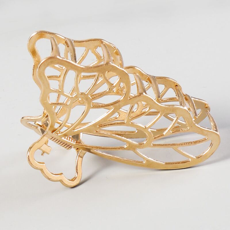 

Metal Butterfly Hair Claw, Gold
