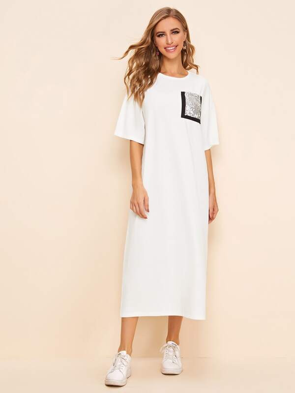 pocket tee dress