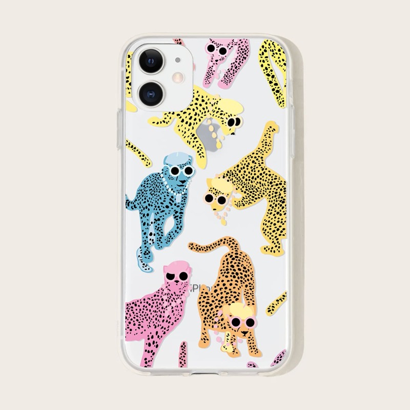 

Leopard Print Clear iPhone Case