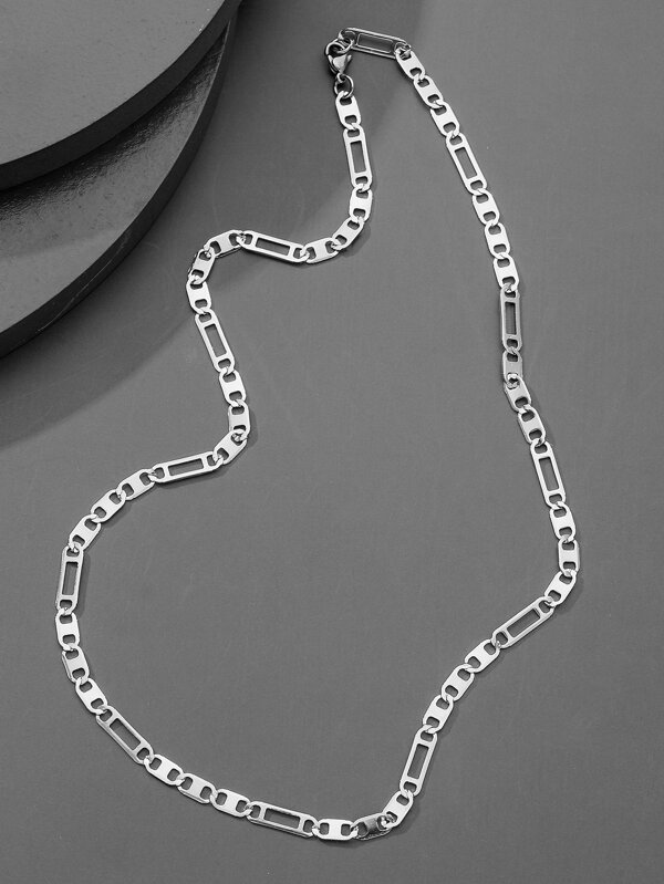 Dellgoo Fashionable and Popular Men Stainless Steel Chain Necklace for Jewelry Gift and for a Stylish Look