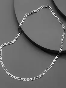 Dellgoo Fashionable and Popular Men Stainless Steel Chain Necklace for Jewelry Gift and for a Stylish Look
