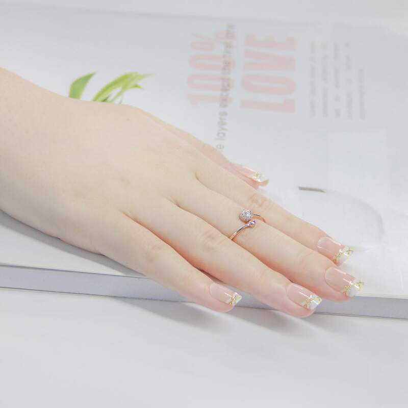 

24pcs Color Block Fake Nail & Double-sided Tape & Nail File, White