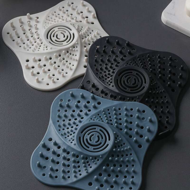 

1pc Solid Shower Drain Cover, Multicolor