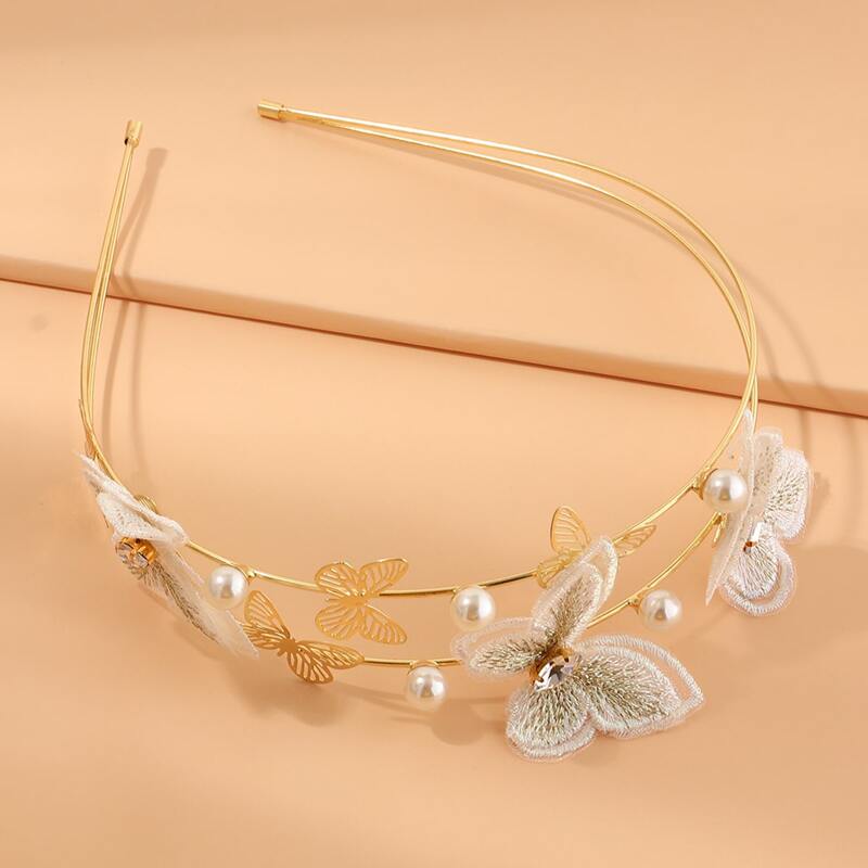 

Butterfly Decor Hair Hoop, Gold