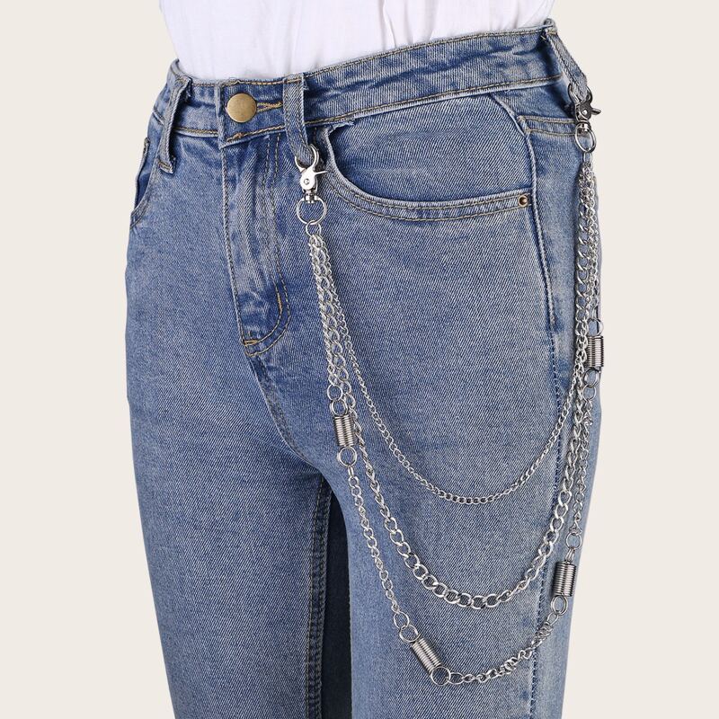 

Layered Pant Chain, Silver