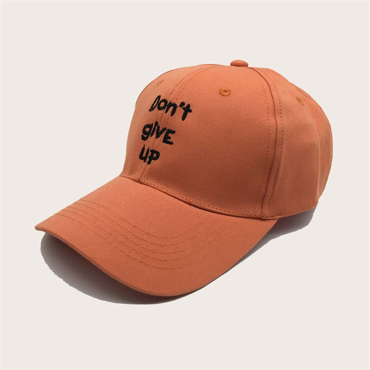 

Letter Embroidered Baseball Cap, Orange