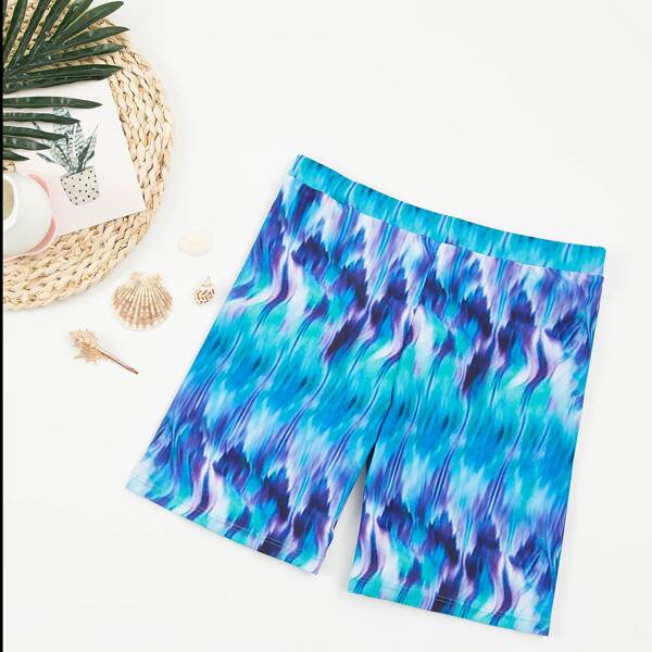 

Boys Tie Dye Swim Shorts, Blue