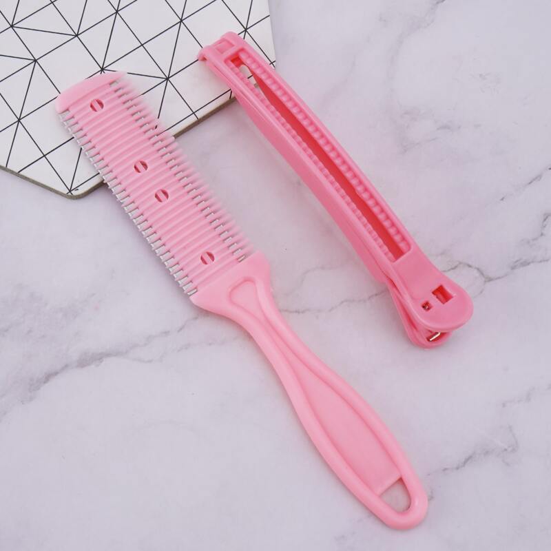 

2pcs Hairdressing Tool Set, Pink