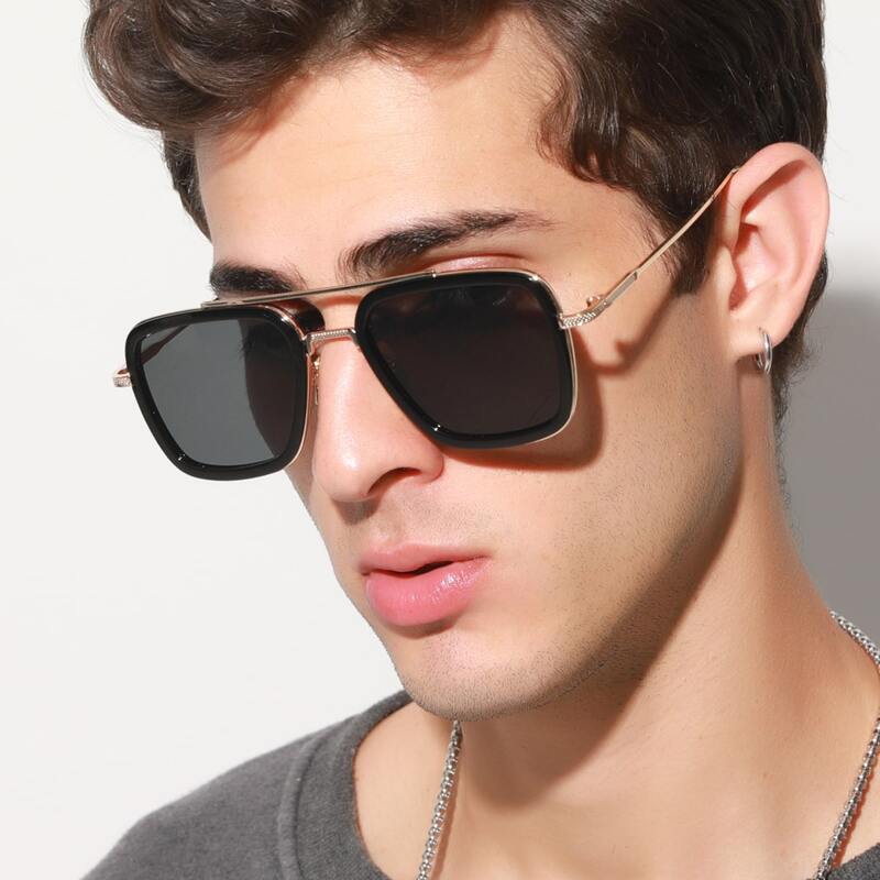 

Guys Top Bar Sunglasses, Black