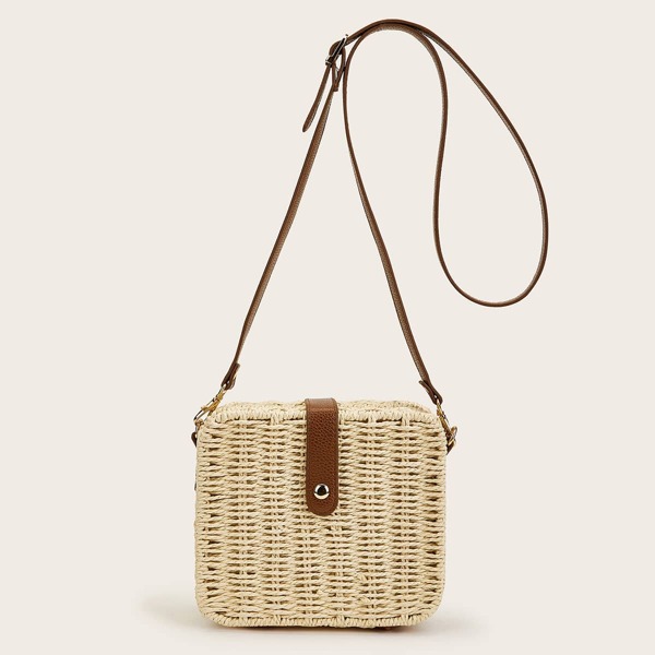

Crochet Box Crossbody Bag