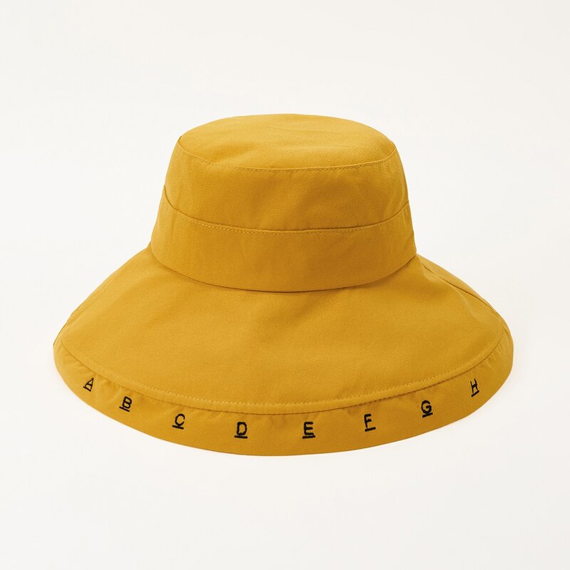 

Letter Graphic Bucket Hat, Yellow