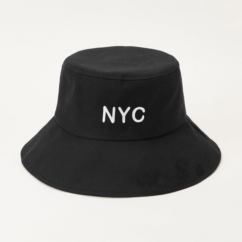 

Letter Graphic Bucket Hat, Black