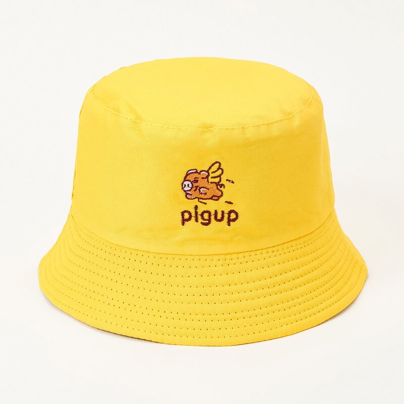 

Cartoon Reversible Bucket Hat, Yellow