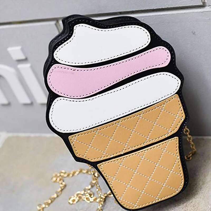 

Ice Cream Chain Crossbody Bag, Multicolor