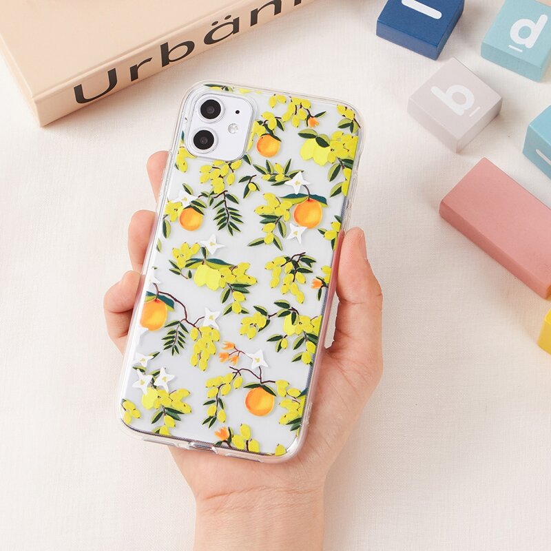 

Fruit Clear iPhone Case, Yellow