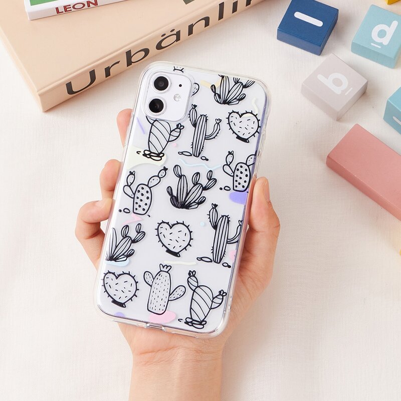 

Cactus iPhone Case, Black