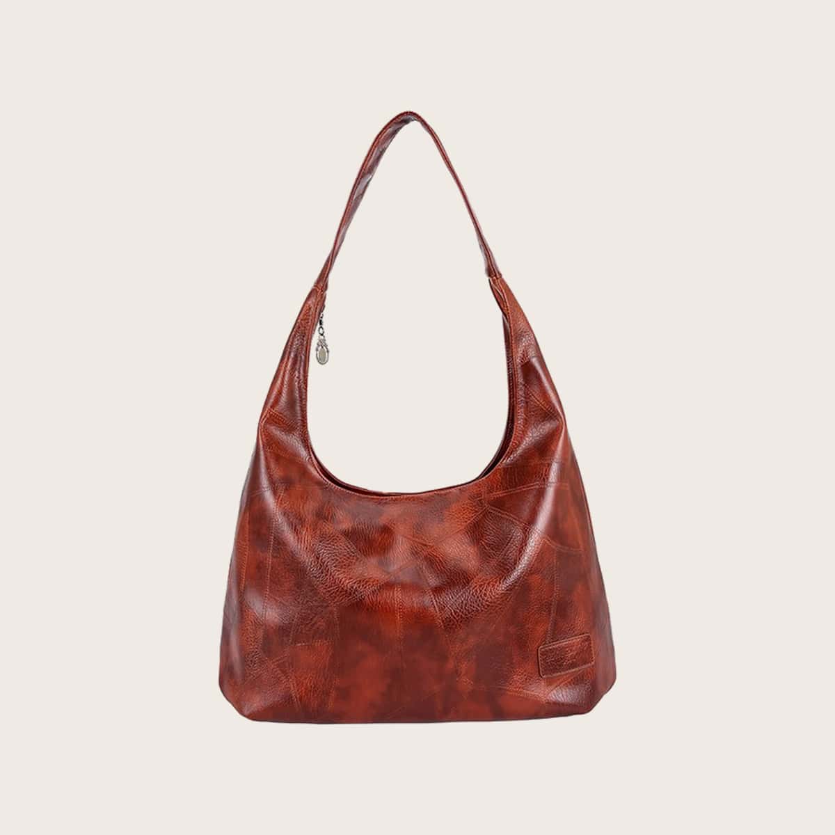 

Minimalist Hobo Bag, Brown