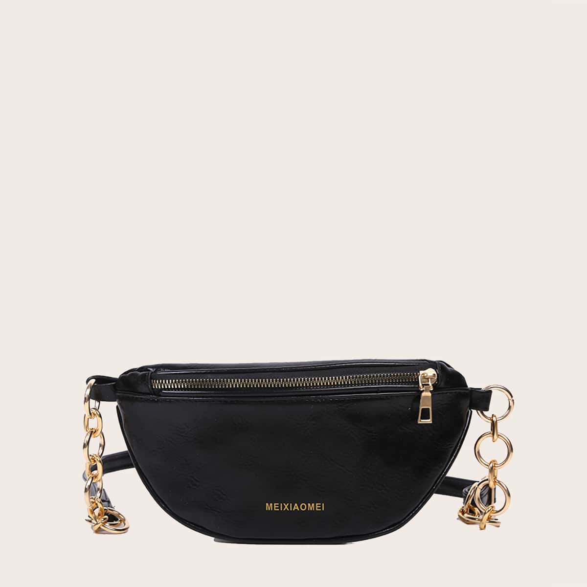 

Chain Fanny Pack, Black