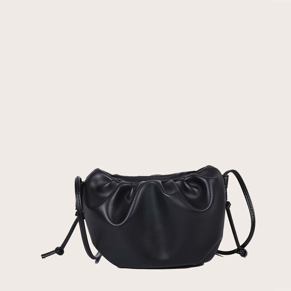 Solid Cloud Bag, Black