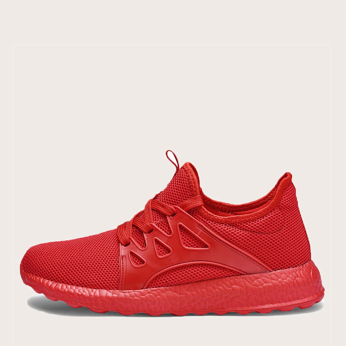 

Guys Lace-up Front Low Cut Sneakers, Red