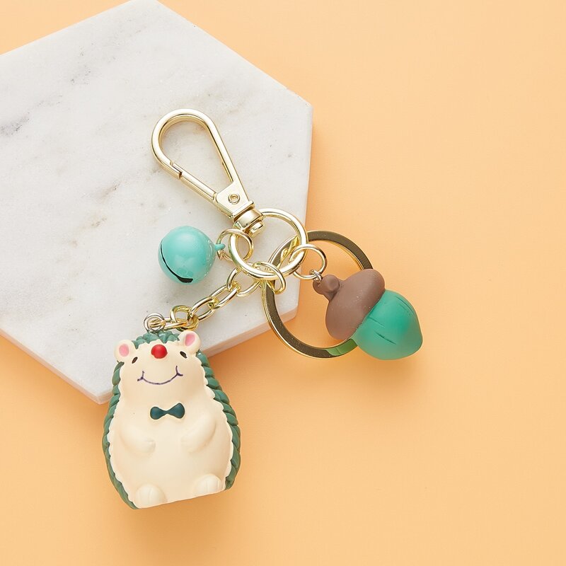

Animal Charm Keychain, Multicolor